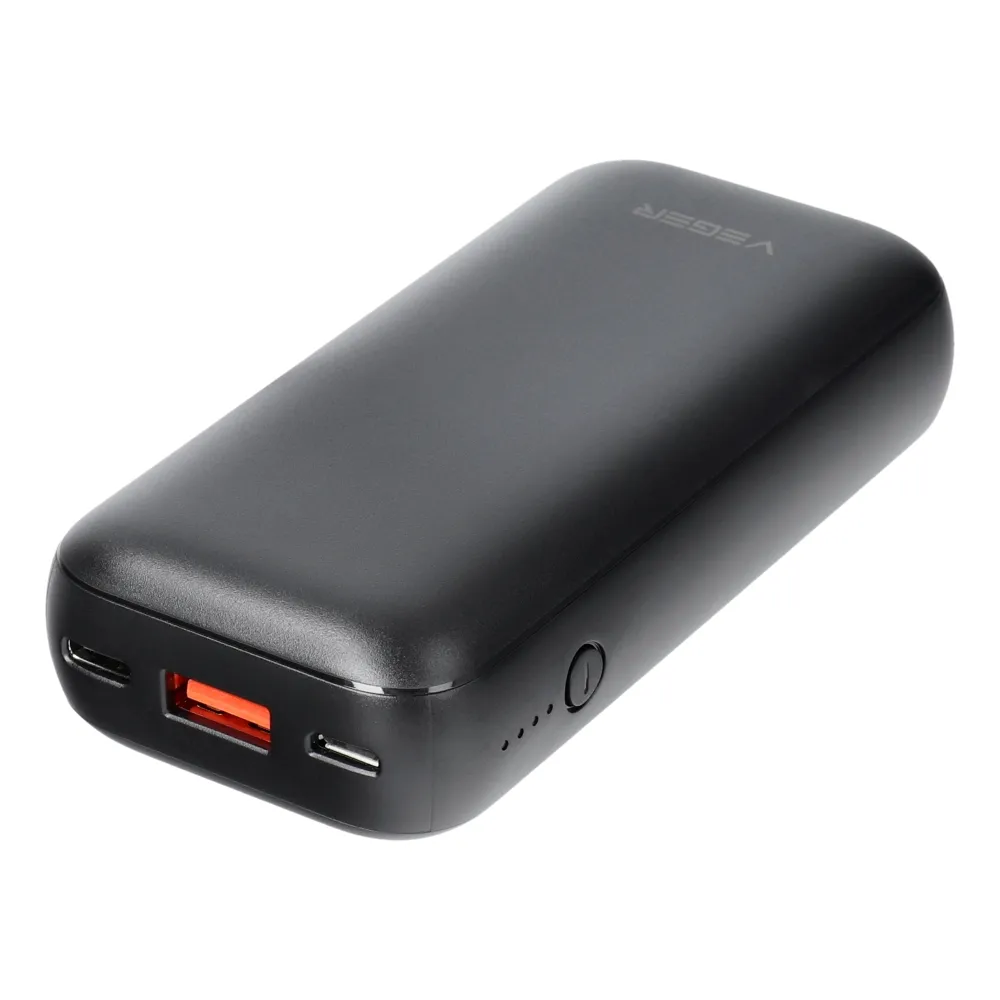 VEGER Powerbank 10 000 mAh PD QC3.0 3A 20W S10 (W1135) schwarz
