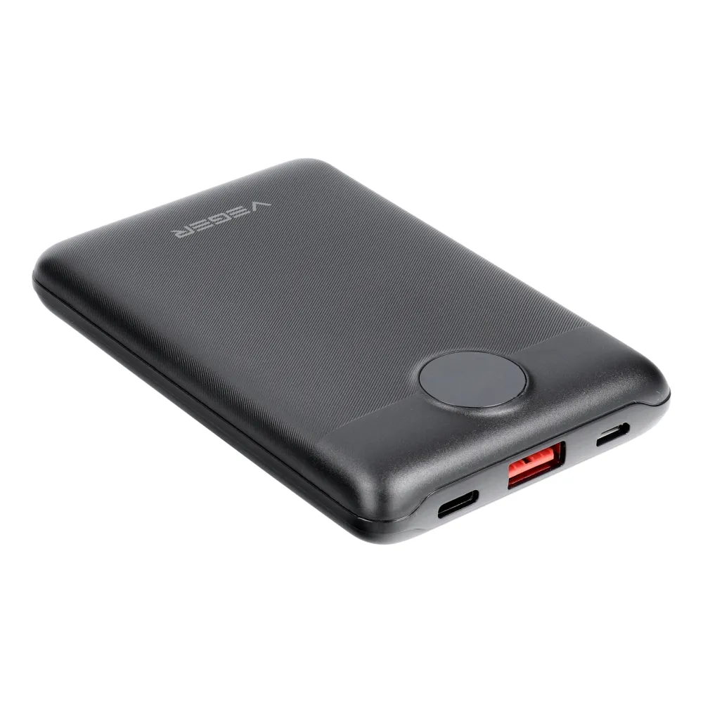 VEGER Powerbank 10 000 mAh PD QC3.0 2A 22.5W S11 (W1140) schwarz