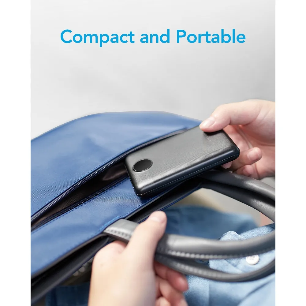 VEGER Powerbank 10 000 mAh PD QC3.0 2A 22.5W S11 (W1140) schwarz