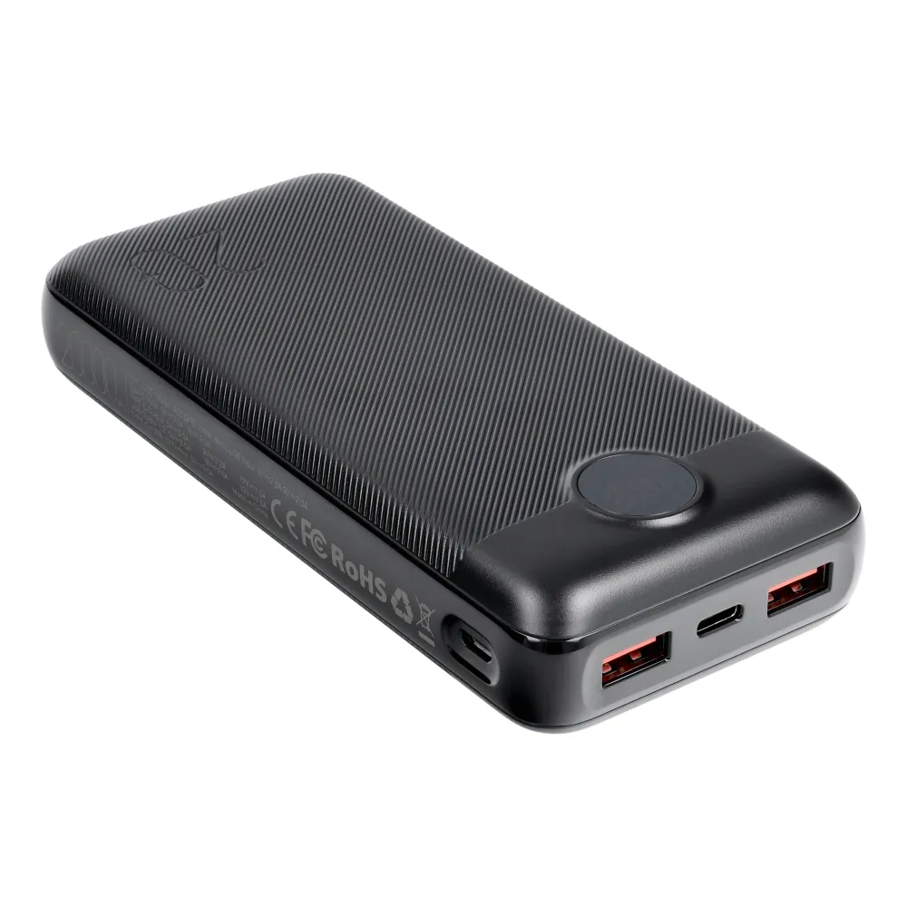 VEGER Powerbank 20 000 mAh PD QC3.0 2A 20W L20S (VP2039PD / W2039PD) schwarz