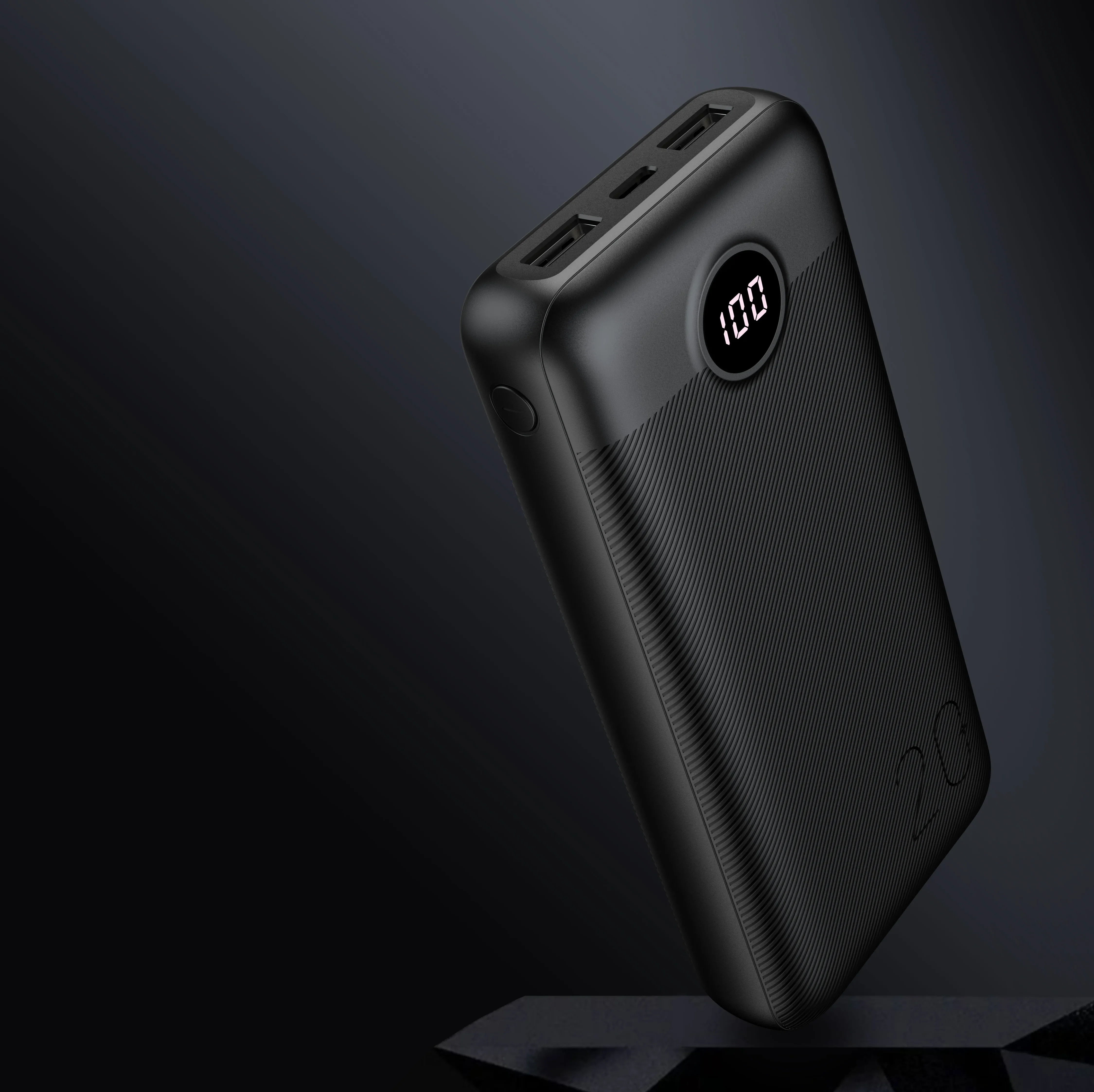 VEGER Powerbank 20 000 mAh PD QC3.0 2A 20W L20S (VP2039PD / W2039PD) schwarz