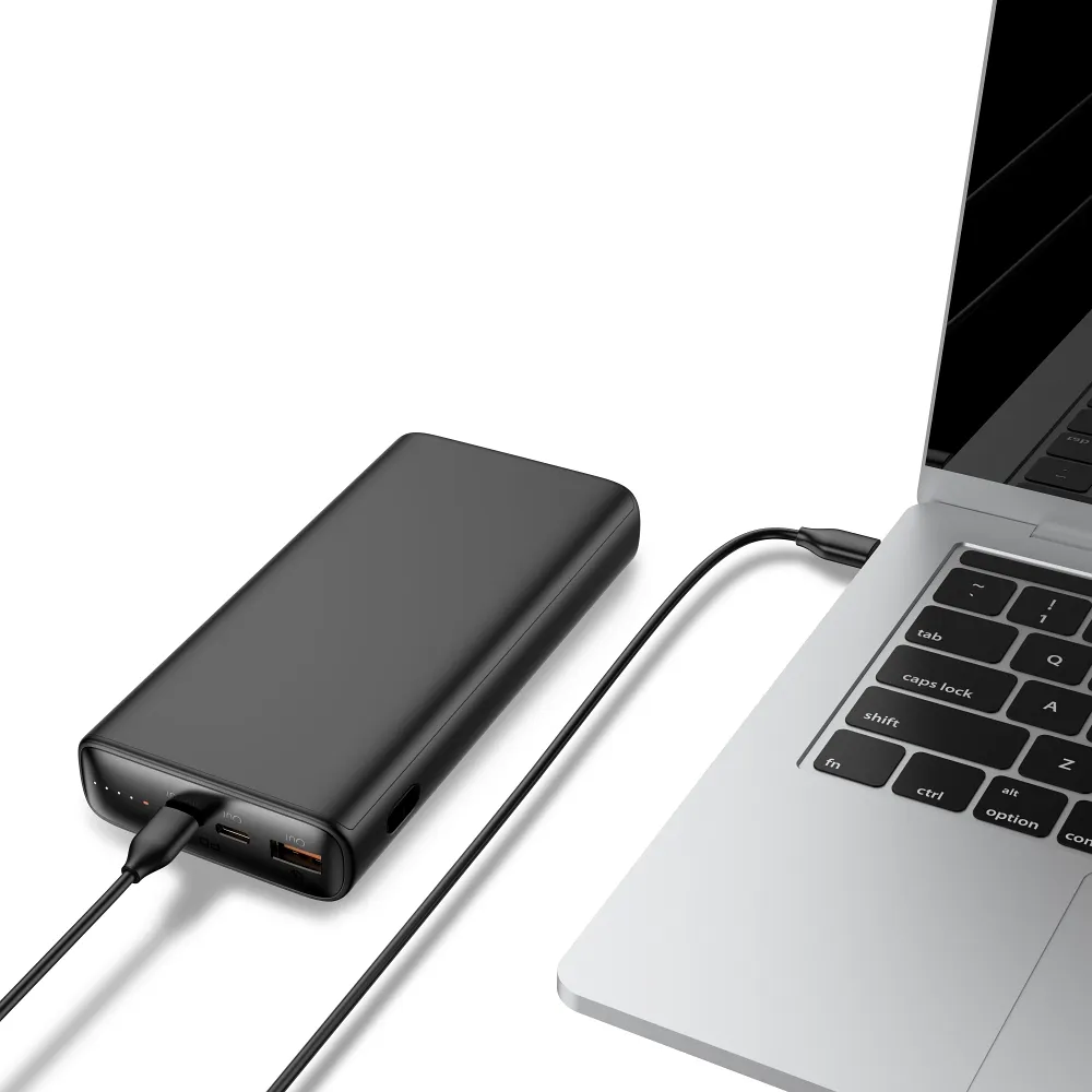 VEGER Powerbank 20 000 mAh PD QC3.0 5A 100W T100 (W2032C-100) schwarz
