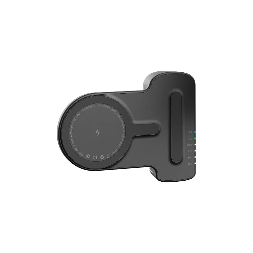 VEGER Powerbank 5 000 mAh kompatibel mit MagSafe PD QC3.0 20W Tourist (W0569) schwarz