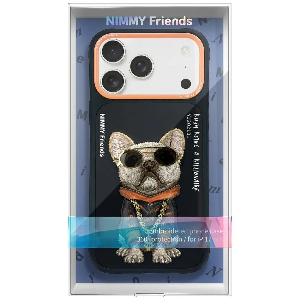 NIMMY case GLASSES COOL DOG passend für IPHONE 17 black