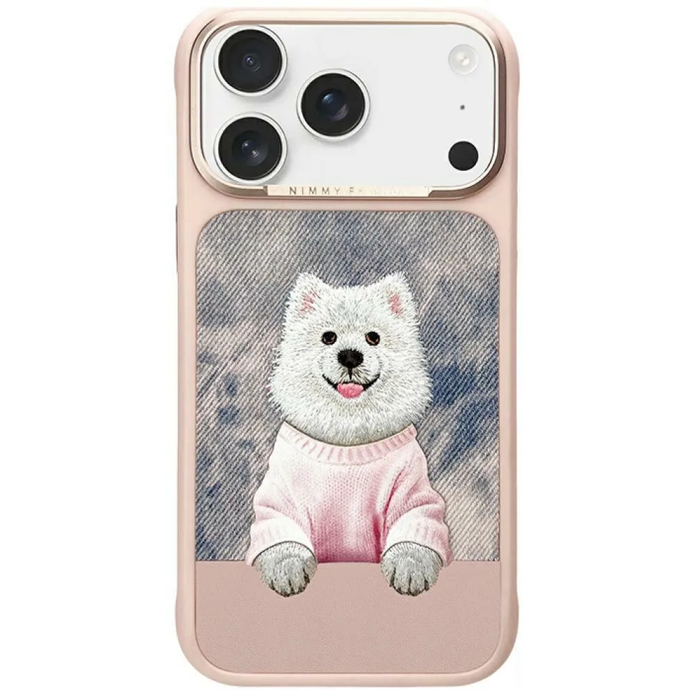 NIMMY case GENTLE PETS SERIES DOG kompatibel mit MagSafe passend für IPHONE 17 Pro pink
