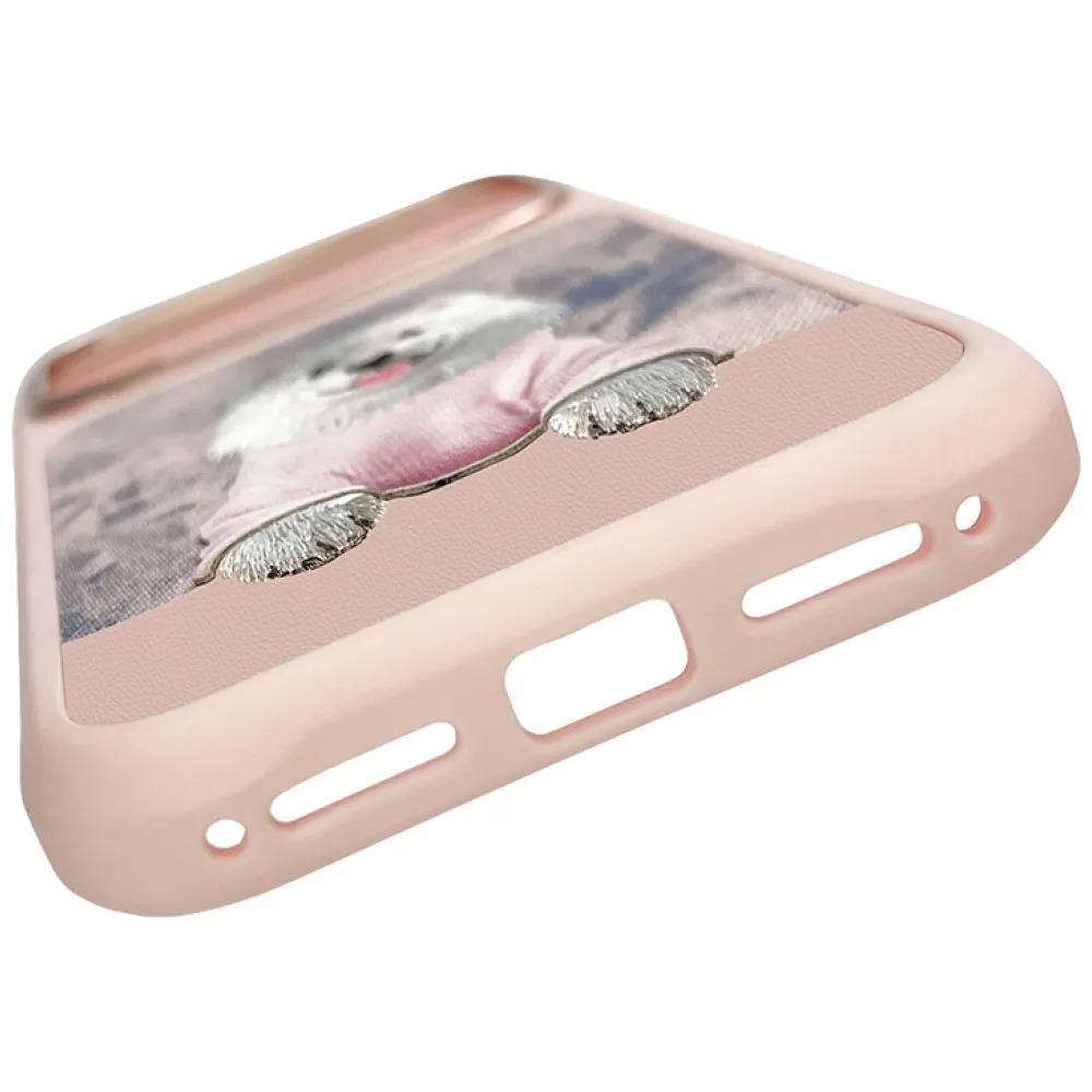 NIMMY case GENTLE PETS SERIES DOG kompatibel mit MagSafe passend für IPHONE 17 Pro pink