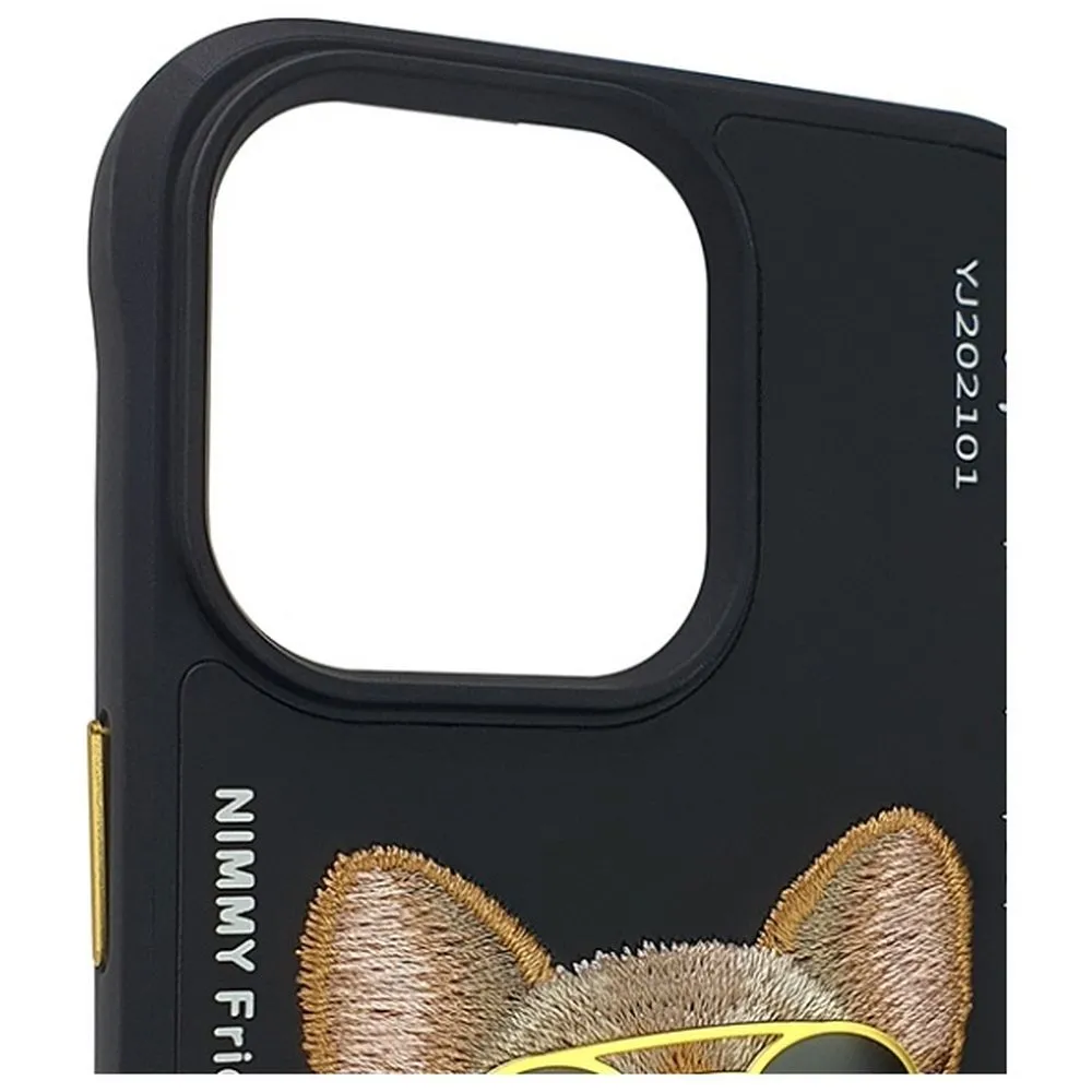 NIMMY case GLASSES COOL DOG passend für IPHONE 15 Pro Max black