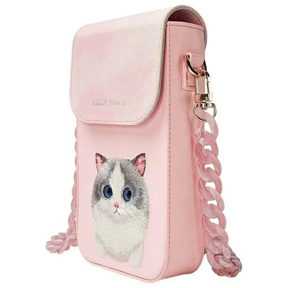 Phone case Nimmy Big Eyed Pet 2.0 cat pink