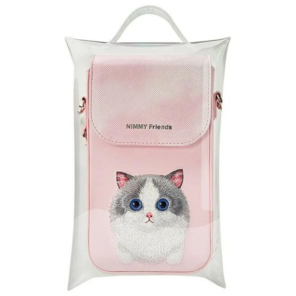 Phone case Nimmy Big Eyed Pet 2.0 cat pink