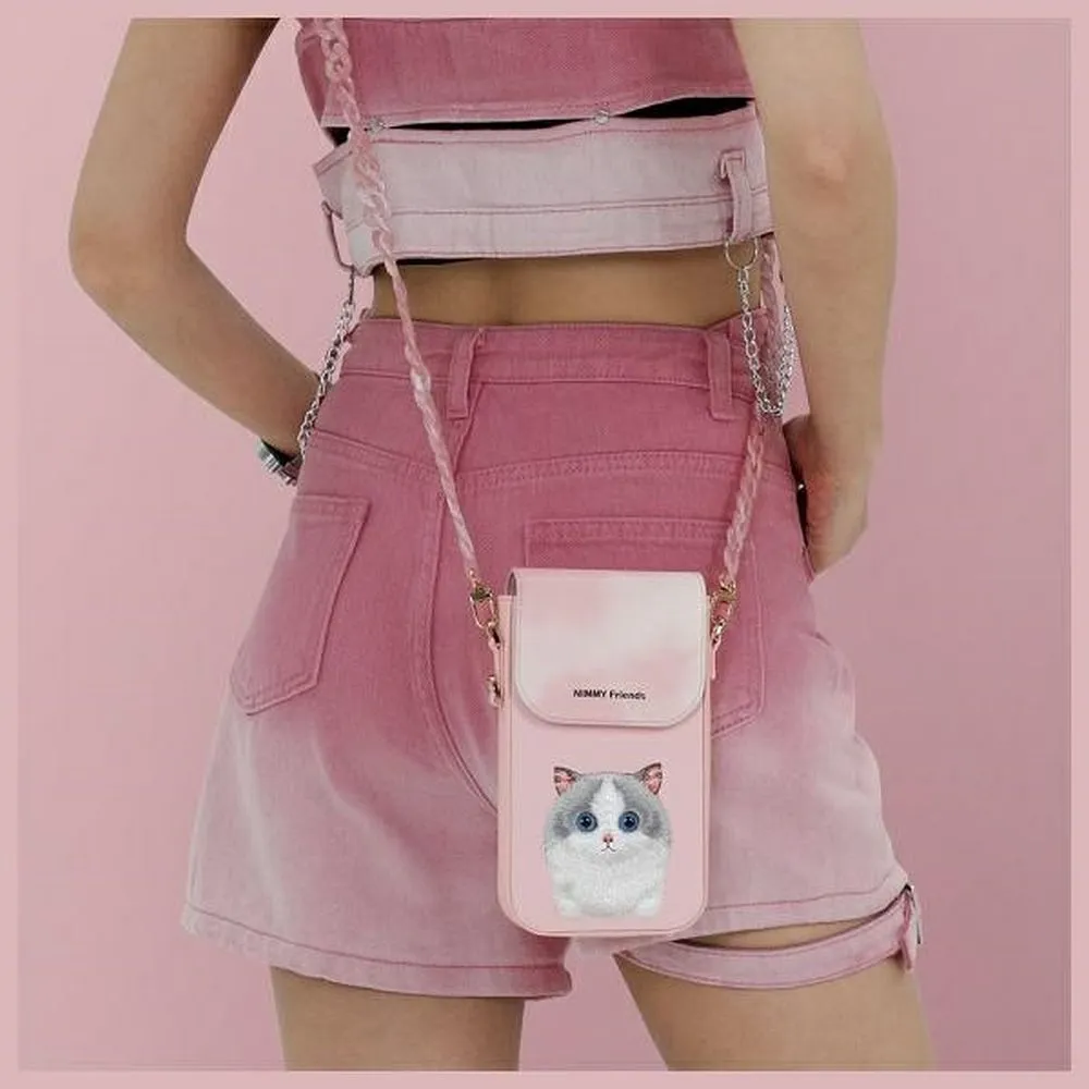 Phone case Nimmy Big Eyed Pet 2.0 cat pink
