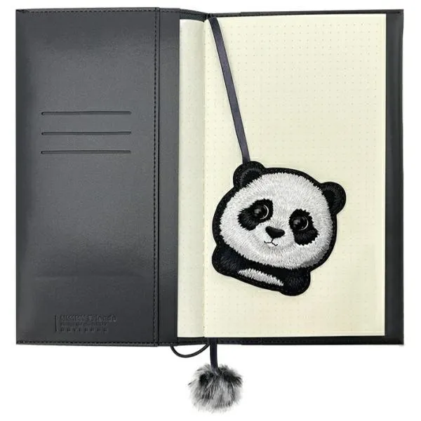 NIMMY set 2in1 notebook + pen BIG EYED PET 2.0 Panda black