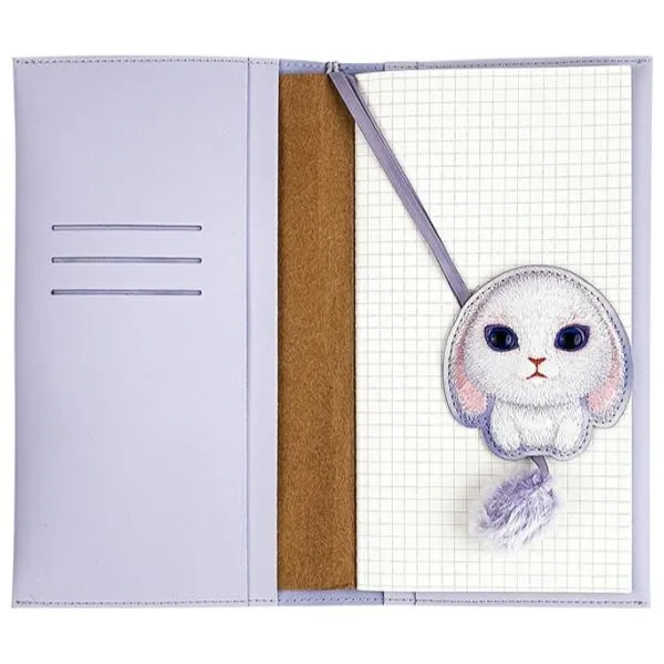 NIMMY set 2in1 notebook + pen BIG EYED PET 2.0 Rabbit purple