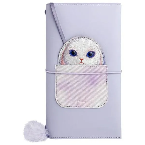 NIMMY set 2in1 notebook + pen BIG EYED PET 2.0 Rabbit purple