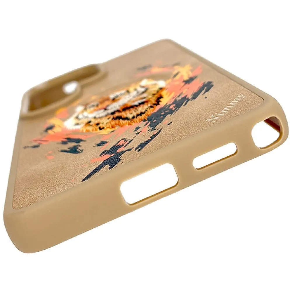 NIMMY case TIGER kompatibel mit MagSafe passend für SAMSUNG S26 Ultra light brown