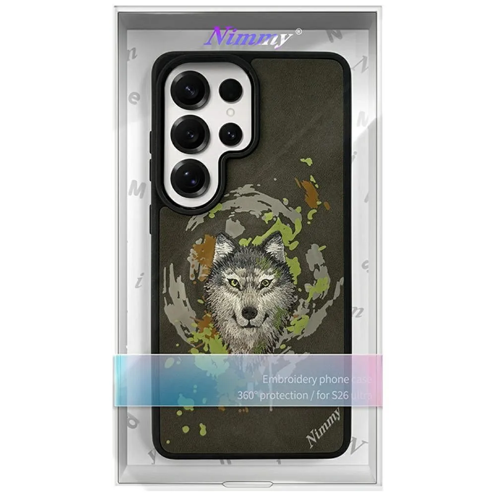 NIMMY case WOLF kompatibel mit MagSafe passend für SAMSUNG S26 Ultra dark gray