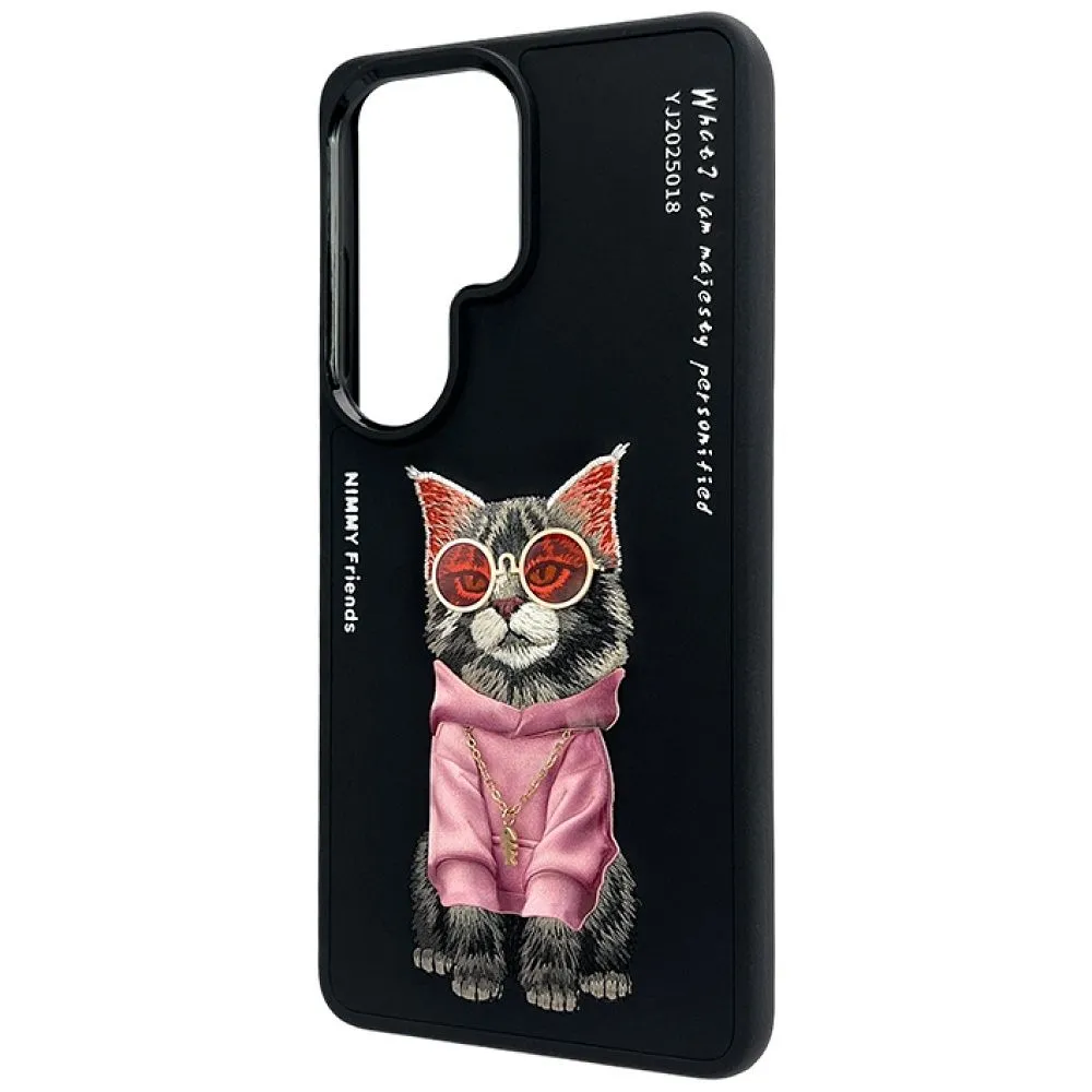 NIMMY case GLASSES COOL CAT passend für SAMSUNG S26 Ultra black
