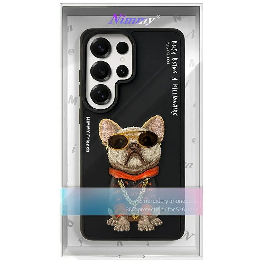 NIMMY case GLASSES COOL DOG passend für SAMSUNG S26 Ultra black