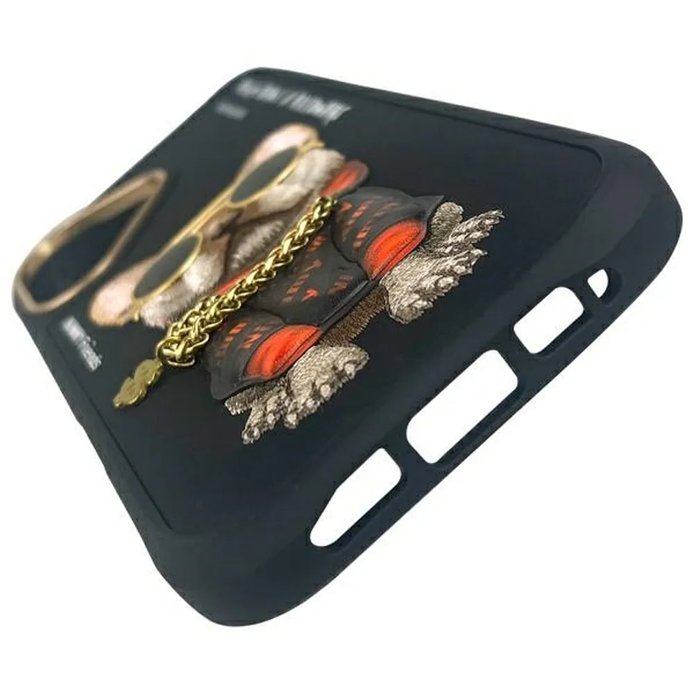 NIMMY case GLASSES COOL DOG passend für IPHONE 16 black