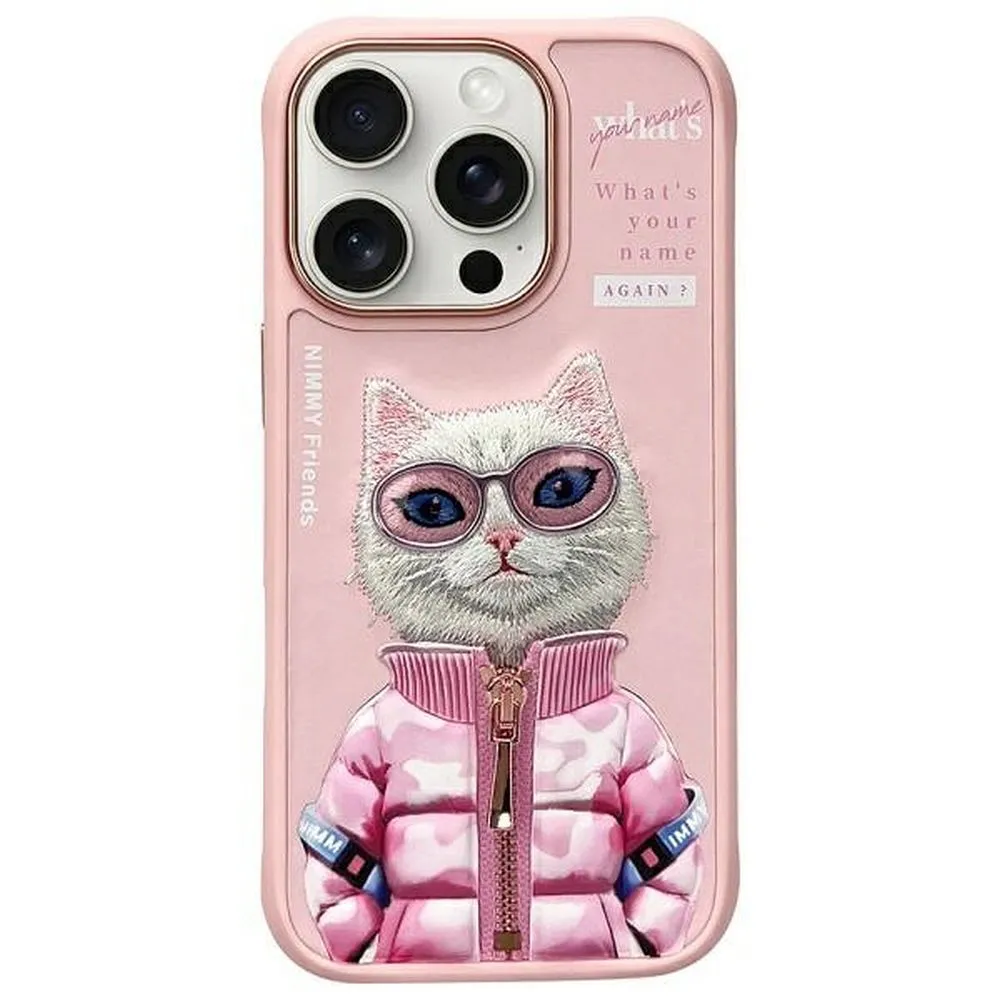 NIMMY case COOL&CUTE 2.0 Cat passend für IPHONE 16 Pro Max pink