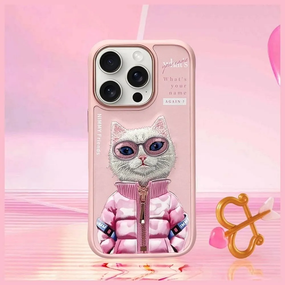 NIMMY case COOL&CUTE 2.0 Cat passend für IPHONE 16 Pro Max pink