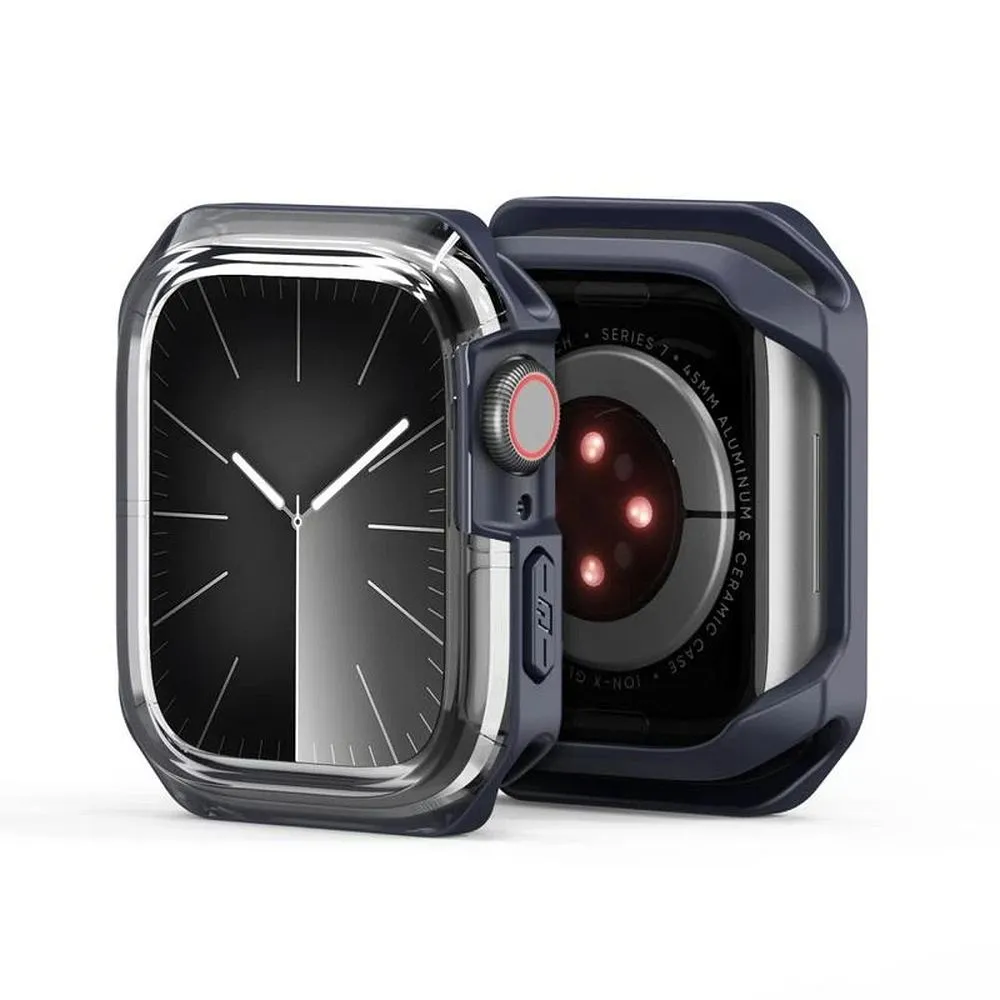 DUX DUCIS case TAMO passend für Apple Watch series 10 42 mm transparent with midnight