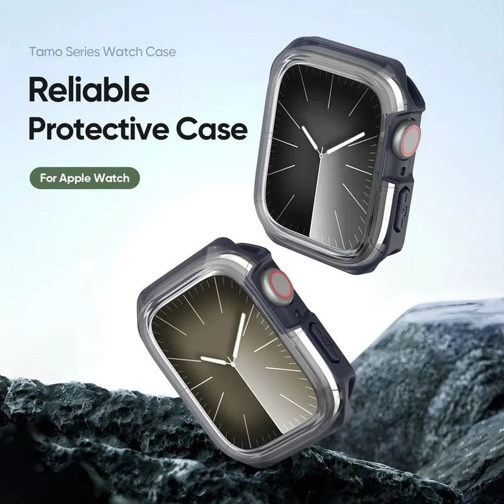 DUX DUCIS case TAMO passend für Apple Watch series 10 42 mm transparent with midnight
