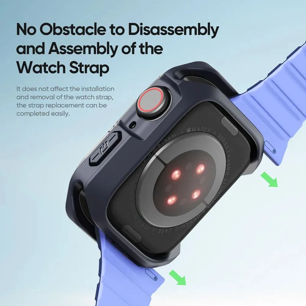 DUX DUCIS case TAMO passend für Apple Watch series 10 46 mm transparent with midnight