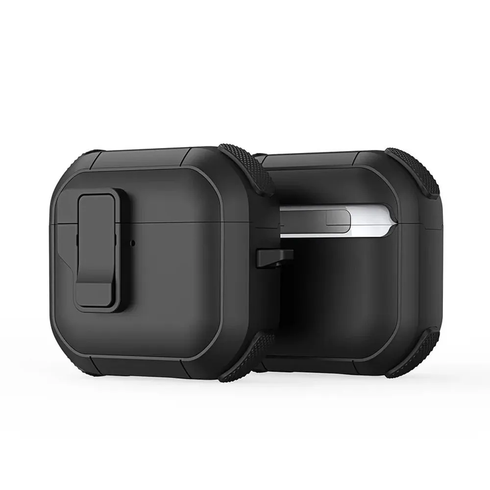 Earbuds Case Dux Ducis PECP passend für AirPods 4 ochronne TPU+PC black