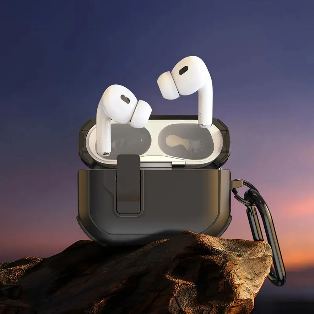 Earbuds Case Dux Ducis PECP passend für AirPods 4 ochronne TPU+PC black