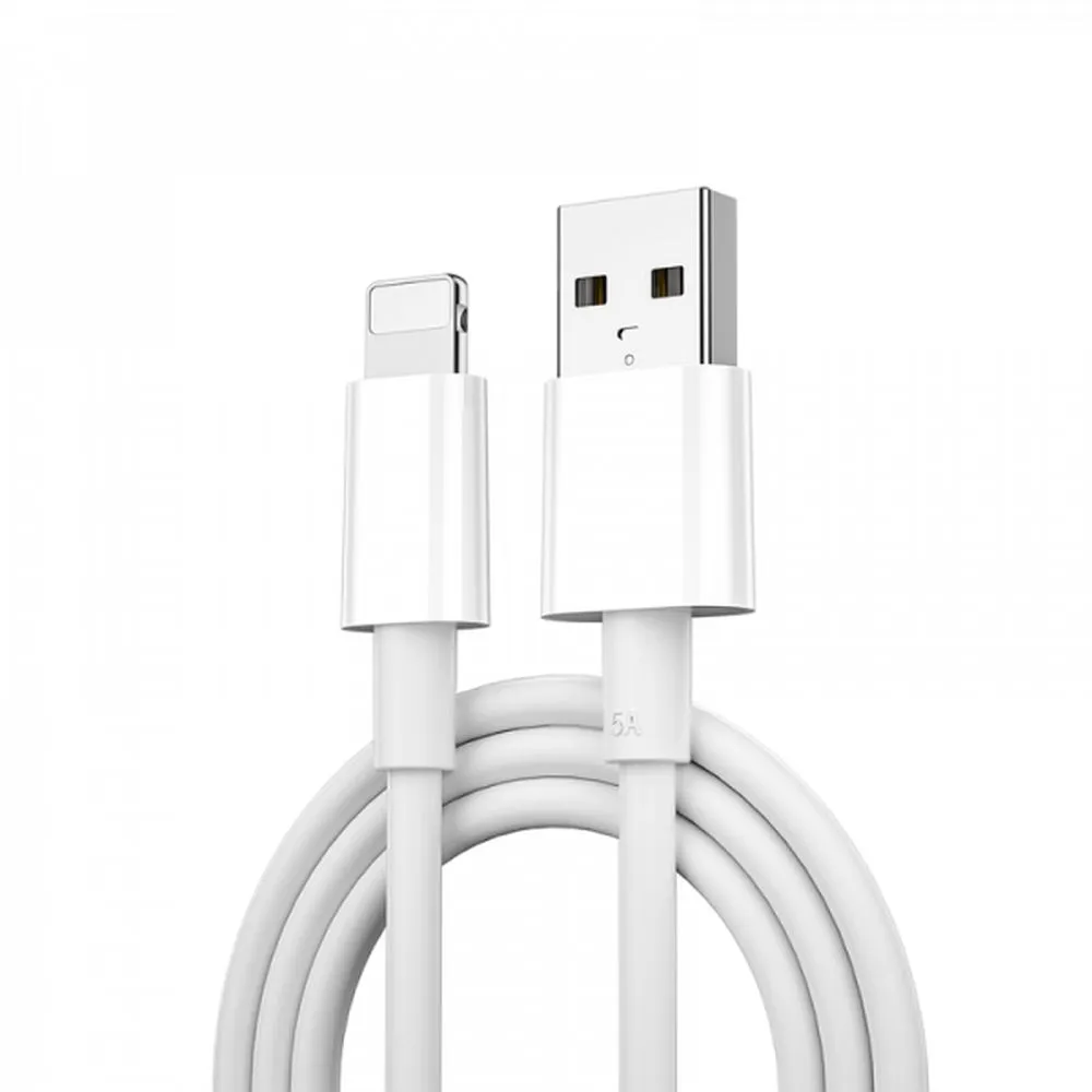 WiWU - Classic Serie USB Kabel Wi-C006 USB A zu Lightning 2.4A - weiß