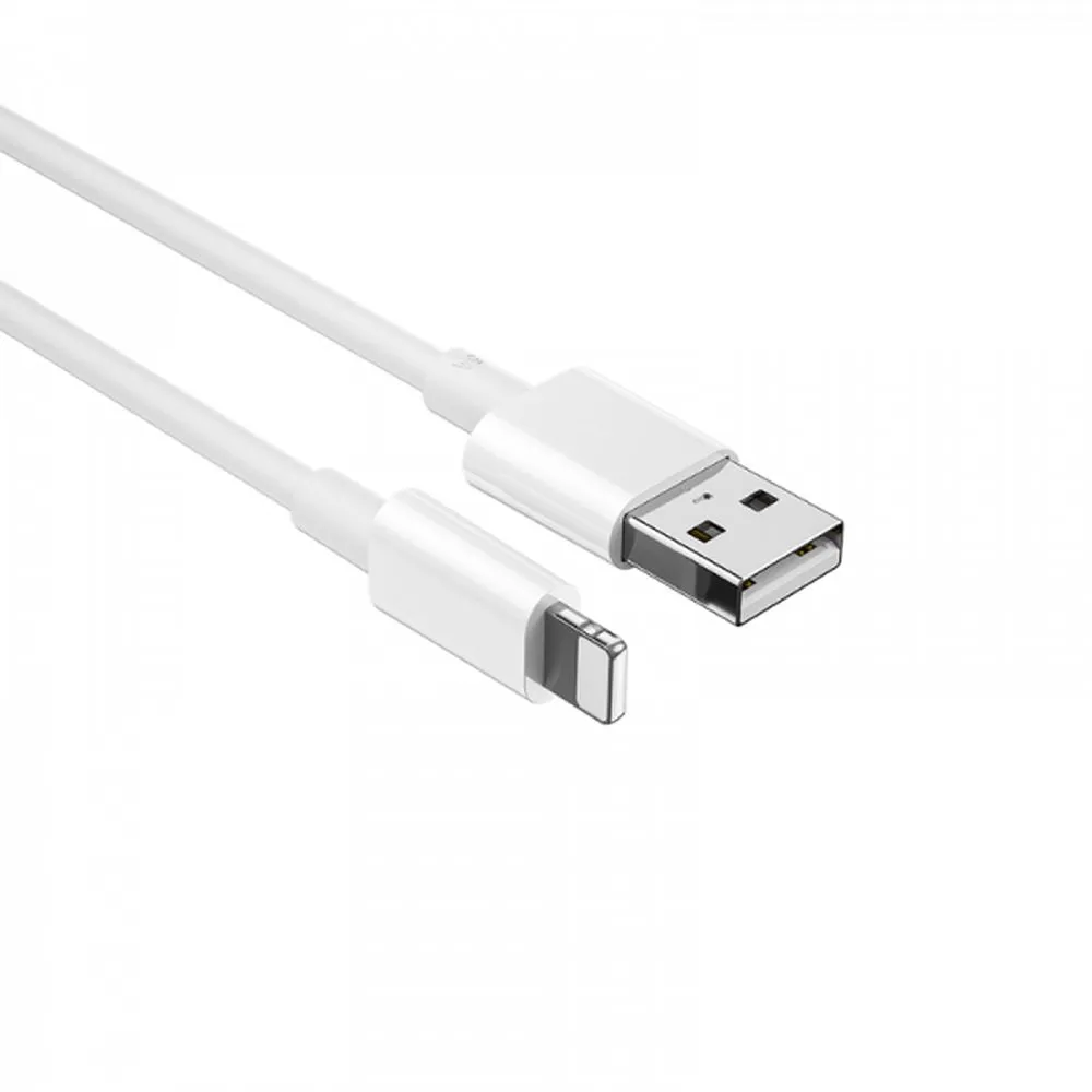 WiWU - Classic Serie USB Kabel Wi-C006 USB A zu Lightning 2.4A - weiß