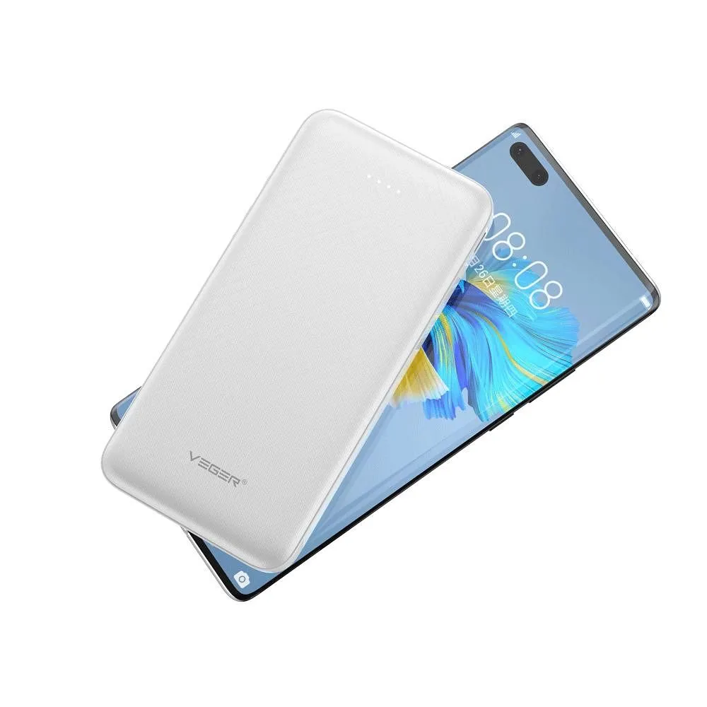 Power Bank VEGER A10 - 10 000mAh weis (W1065)