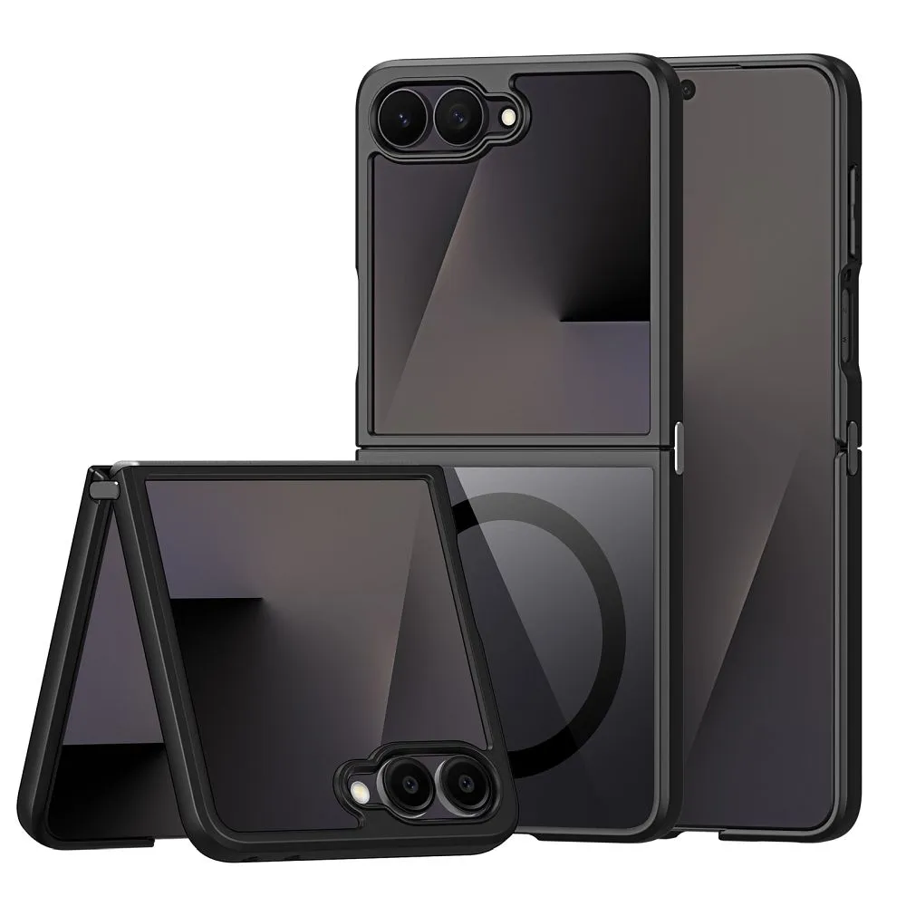 DUX DUCIS case AIMO MAG kompatibel mit MagSafe passend für SAMSUNG Z Flip 8 black