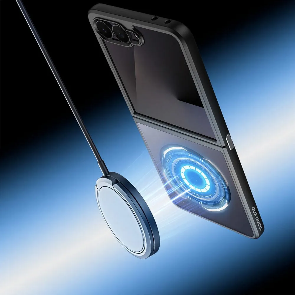 DUX DUCIS case AIMO MAG kompatibel mit MagSafe passend für SAMSUNG Z Flip 8 black