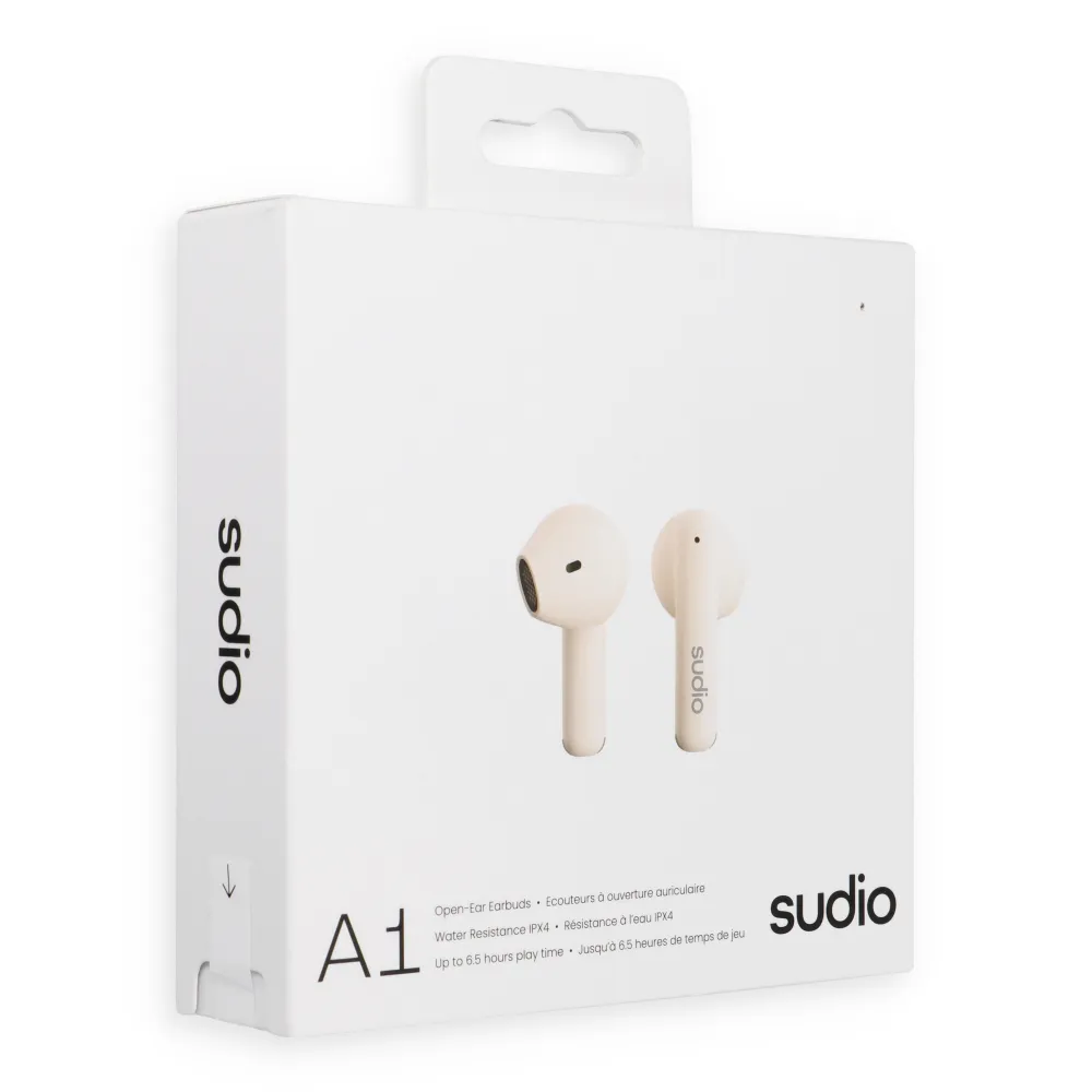 Wireless earphones Sudio A1 snow white