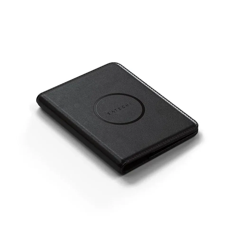 Locator kompatibel mit Apple Find My Satechi FindAll Passport Cover shape Vegan Leather ST-VPCK black