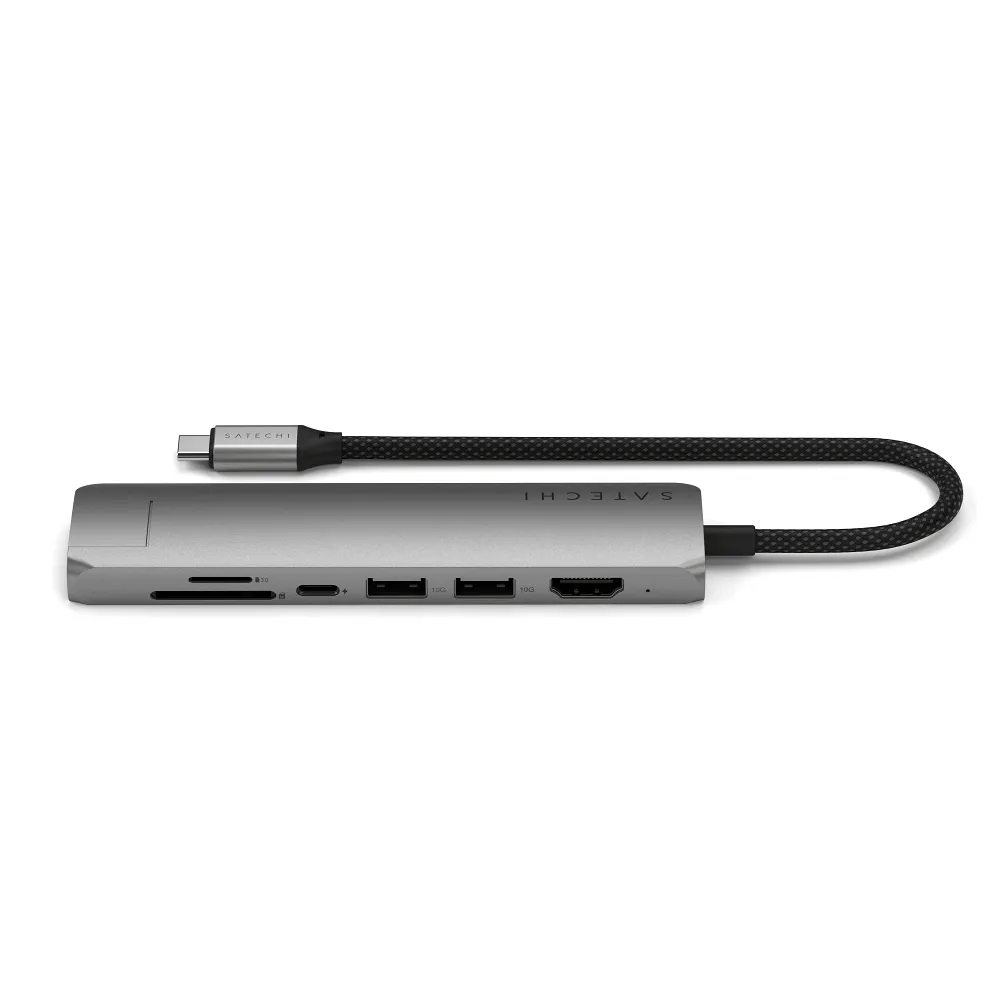 Adapter HUB 7in1 USB C Satechi Slim ST-P7SM space gray