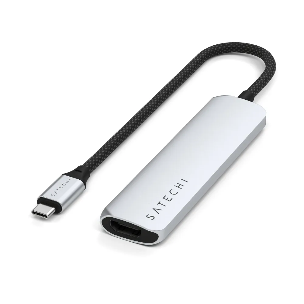 SATECHI adapter HUB 4in1 Type C ST-P4SS silver
