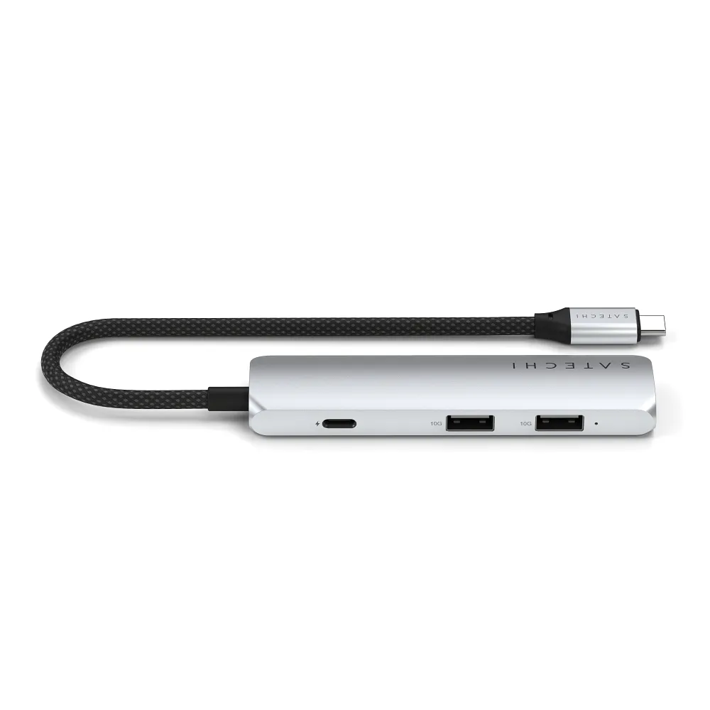SATECHI adapter HUB 4in1 Type C ST-P4SS silver