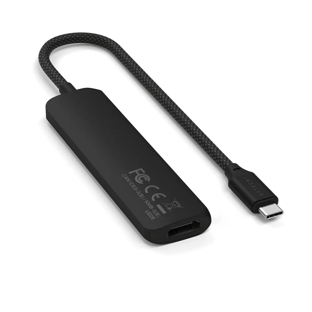 SATECHI adapter HUB 4in1 Type C ST-P4SK black
