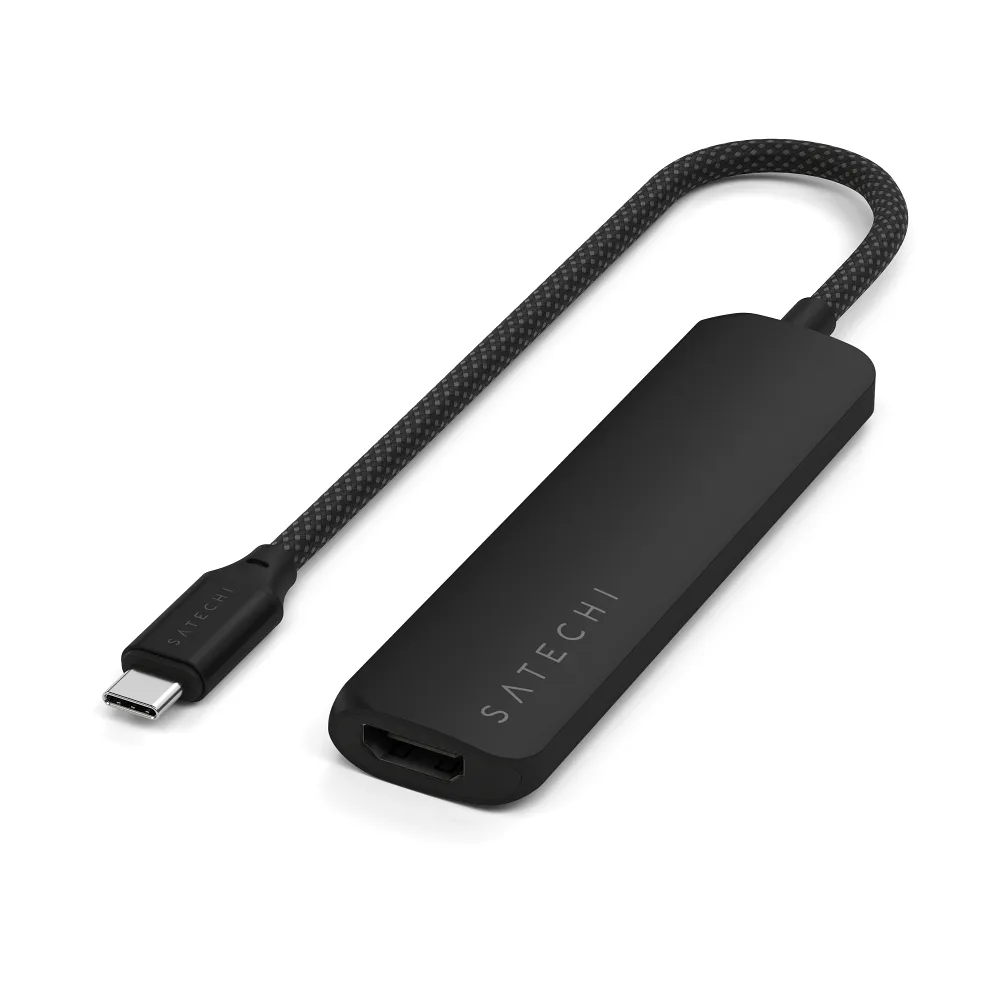 SATECHI adapter HUB 4in1 Type C ST-P4SK black
