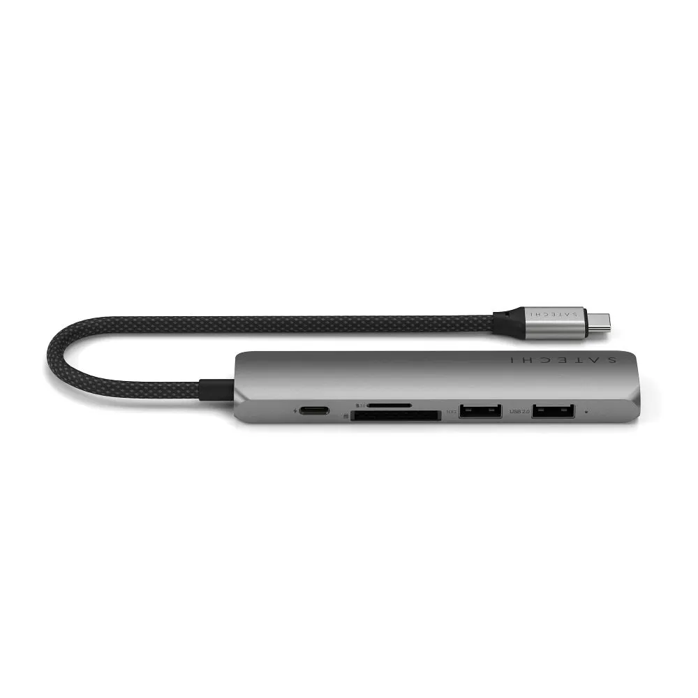 SATECHI adapter HUB 6in1 Type C ST-P6SM space gray