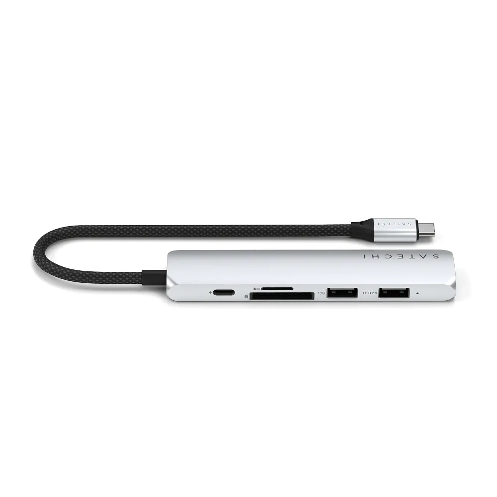 SATECHI adapter HUB 6in1 Type C ST-P6SS silver