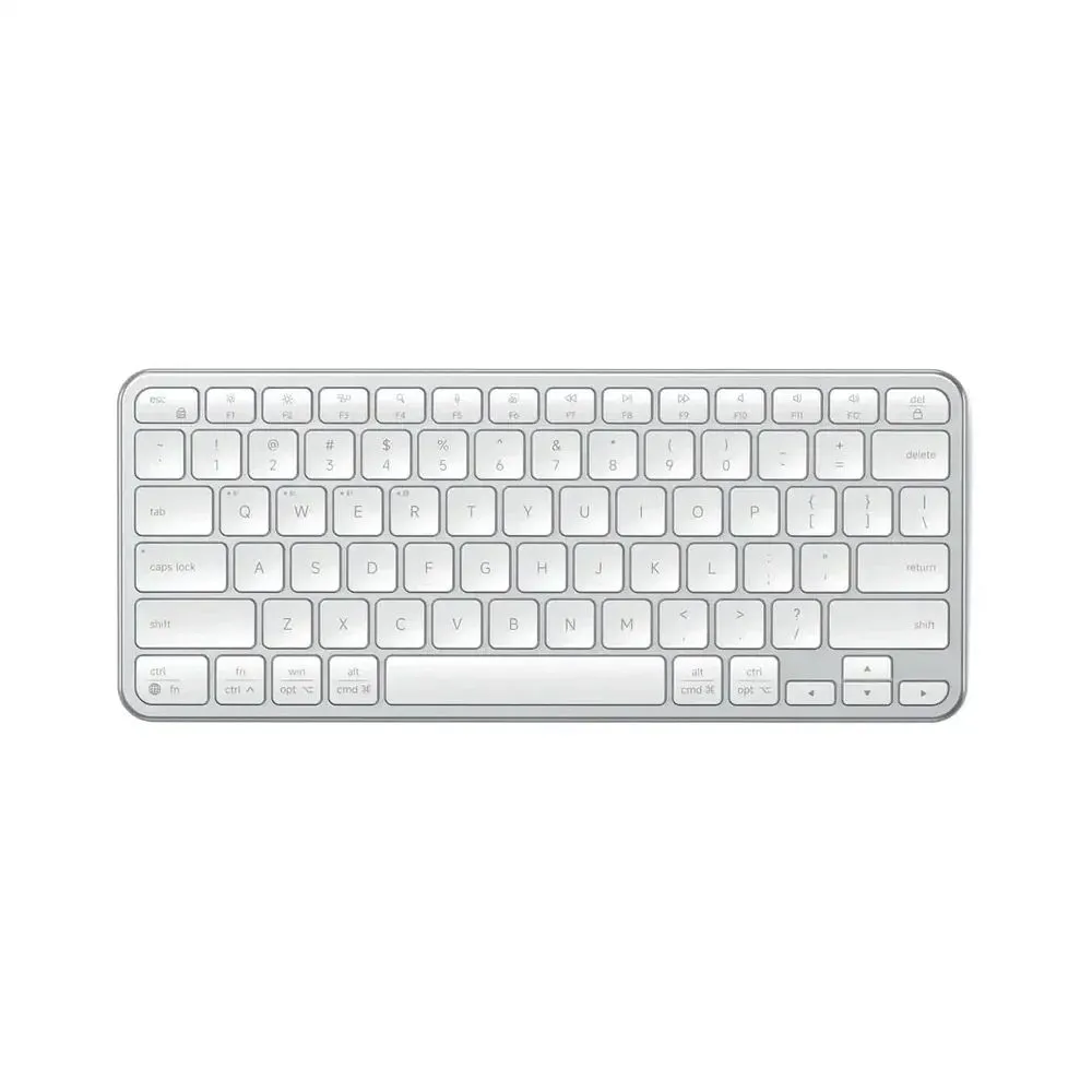 Wireless keyboard QWERTY Satechi Slim EX1 Mac / PC ST-KEX1S-EN silver