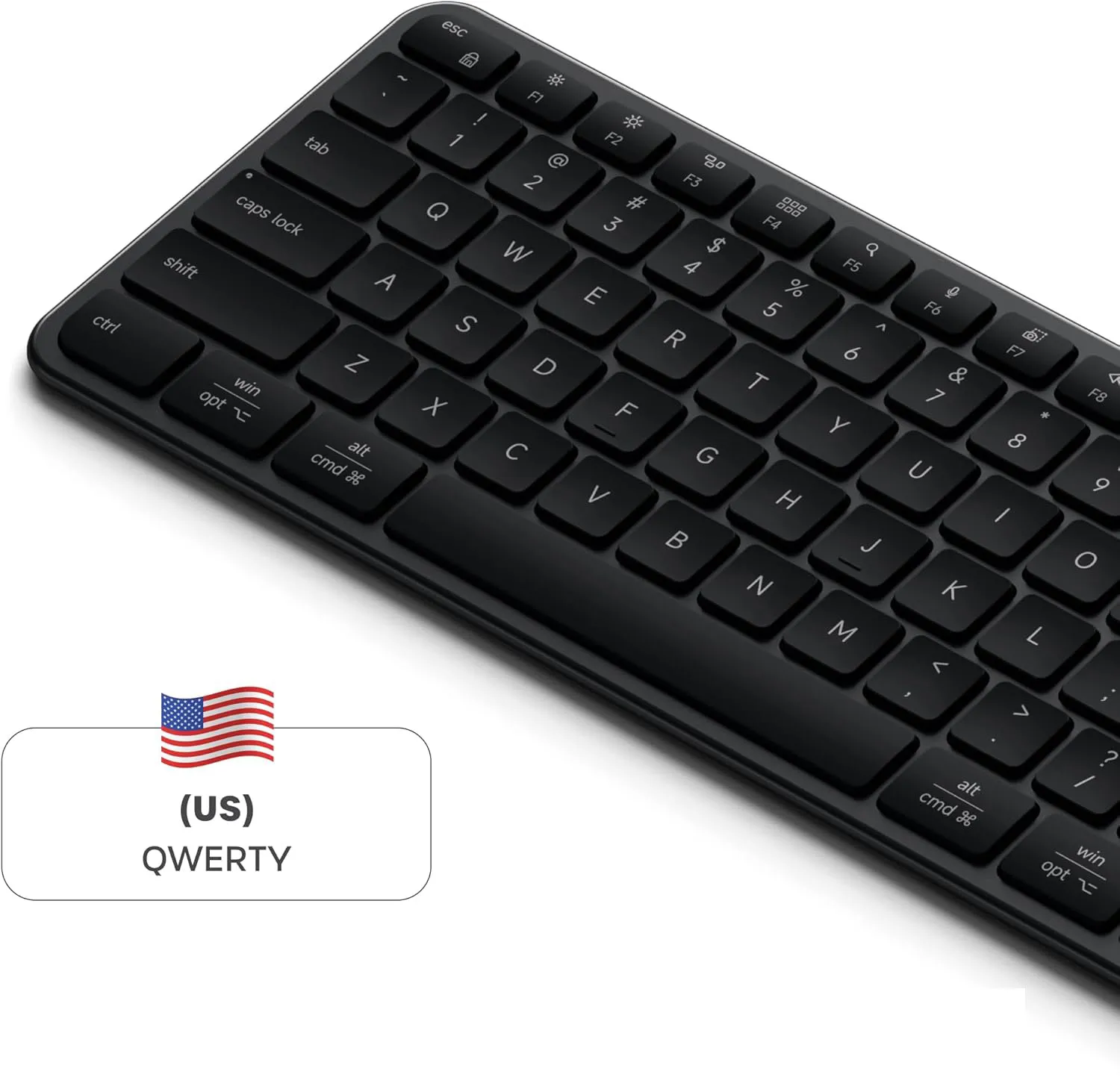 Wireless keyboard QWERTY Satechi Slim EX3 Mac / PC ST-KEX3C-EN black