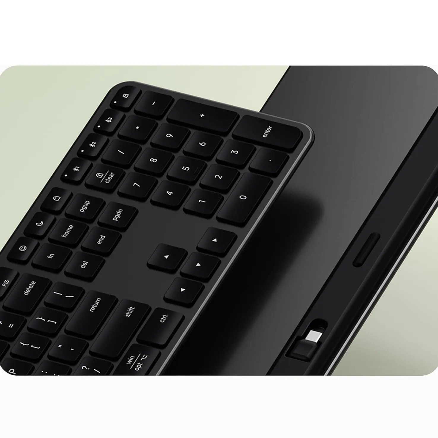 Wireless keyboard QWERTY Satechi Slim EX3 Mac / PC ST-KEX3C-EN black