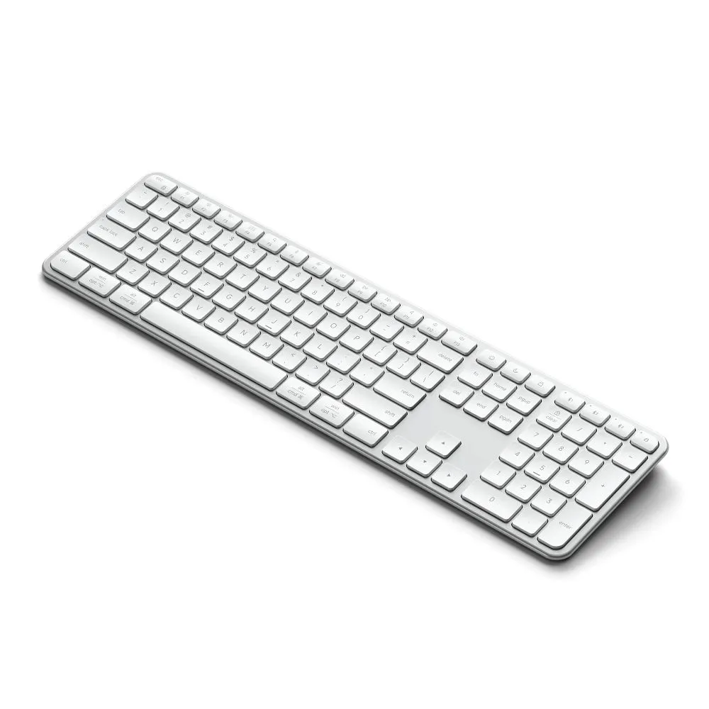 Wireless keyboard QWERTY Satechi Slim EX3 Mac / PC ST-KEX3S-EN silver