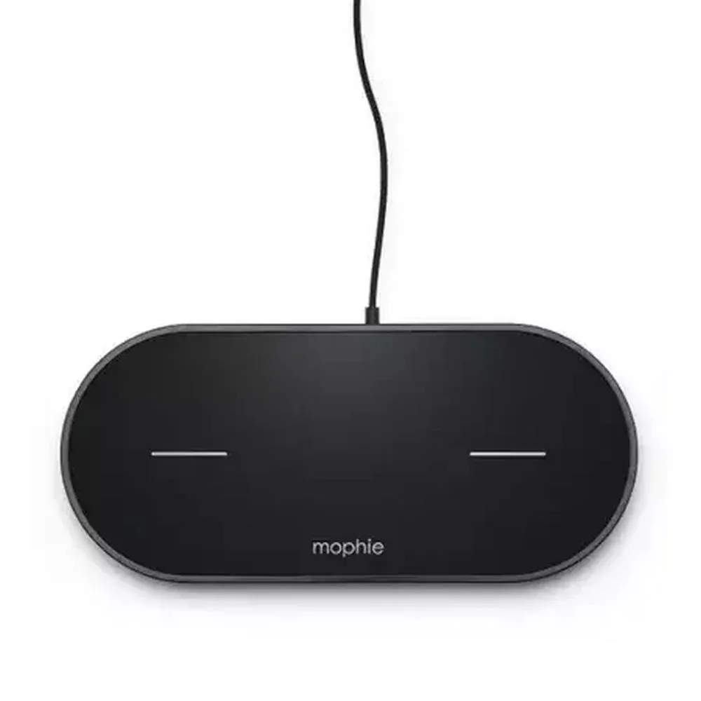 Wireless charger 2x10W Mophie Universal Wireless Dual black