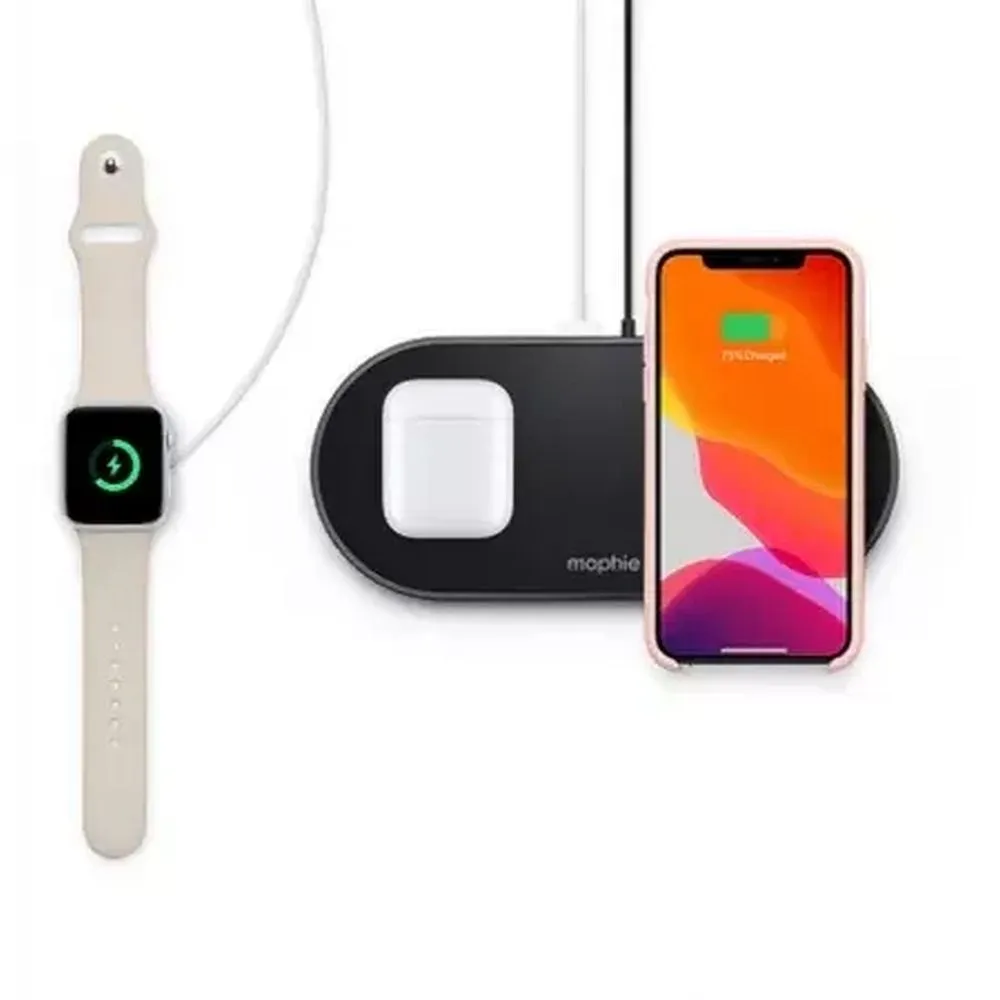 Wireless charger 2x10W Mophie Universal Wireless Dual black