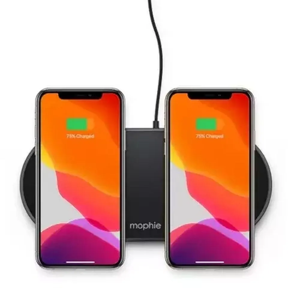 Wireless charger 2x10W Mophie Universal Wireless Dual black